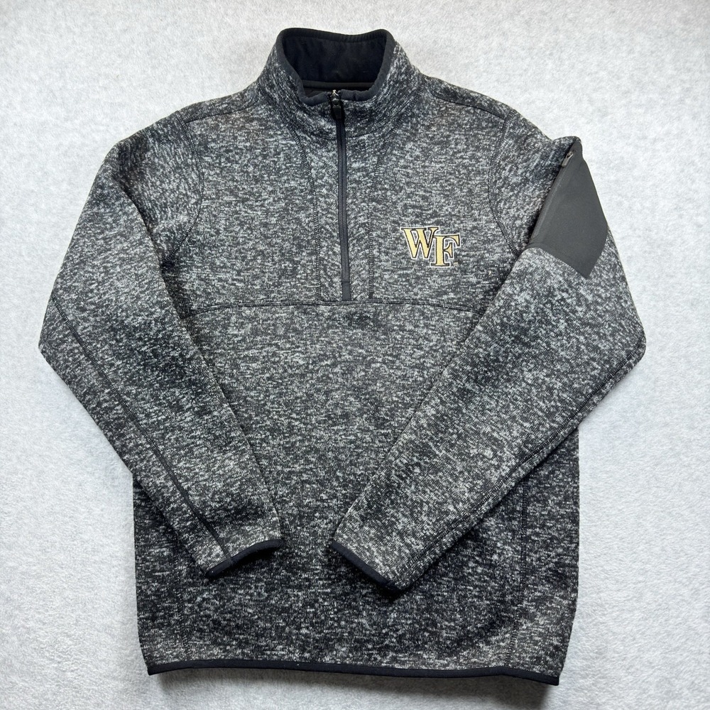 WAKE FOREST Demon Deacons Antigua 1/4 Zip Pullover Jacket NCAA  SZ Med